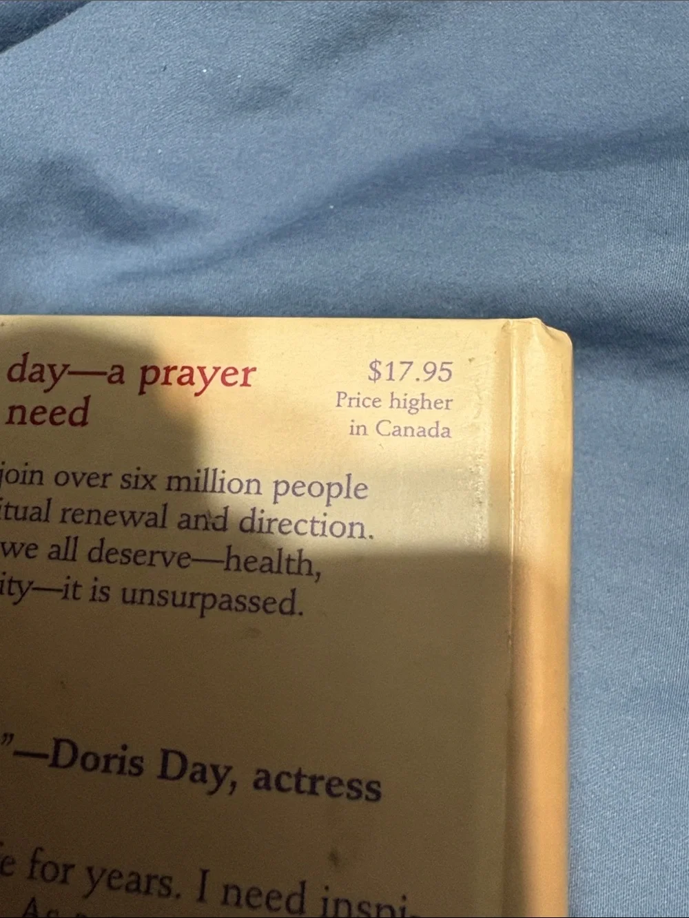 Daily Word Hardcover Book - Cream Cover with Red Text